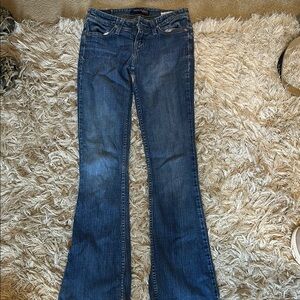 Vintage Levi's Dark Blue Low Rise Flare Jeans
